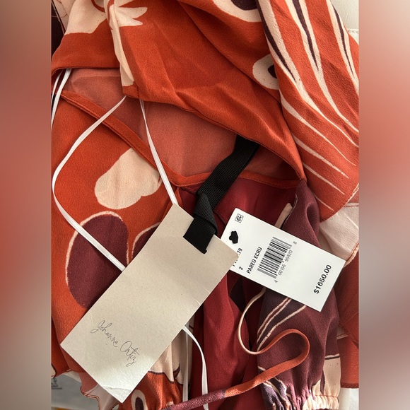 JOHANNA ORTIZ Agustina Paradise City Midi Dress Size 2 - Picture 3 of 3